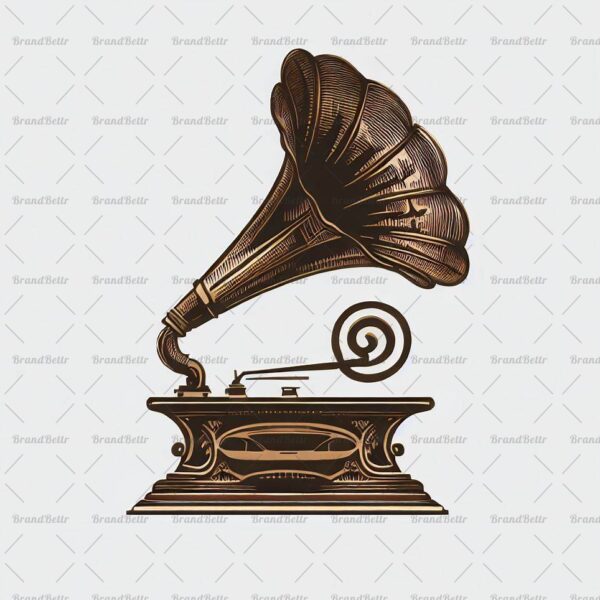 Antiker Grammophon